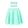 Ropa de Baile para Niñas, Falda, Falda Corta, Ropa de Práctica Fina para Niñas, Falda de Gasa, Falda Elástica de Gasa, Falda de Baile