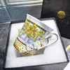 Taza de cerámica retro personalizada transfronteriza para moda, hombres y mujeres, leche, regalo para el hogar, taza de agua, taza de té de oficina