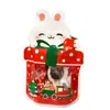Bolsa Stand-up Irregular Embalagem para Bolos de Neve Gelatinosos Biscoitos Sacola para Presentes de Natal Doces Biscoitos Salgadinhos Bolsa Auto-selante Em Estoque