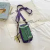 Bolsa Cruzada de Hombro Único para Deportes al Aire Libre Shuai Mi Jia 2026 Verano Nueva Moda Cordón Elegante Bolsa para Botella de Agua Bolso Elegante para Teléfono