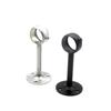 Asiento Central Pasante de Acero Inoxidable 25x100mm Asiento de Tubería con Brida Barra para Toallas Barra Colgante de Cocina Barra para Cortinas Asiento para Barra de Cortina de Ducha