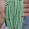 6x 4mm pier cor natural não desbota contas de vidro multicoloridas jade de imitação barra de neve pulseira DIY colar joias com contas