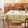 Mantel Estilo Retro Americano, Sin Lavado, Impermeable, Resistente al Aceite, Lujo Ligero, Tacto de Alta Gama, Nuevo Modelo 2024, Tela para Mesa de Café