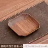 Bandeja Seca de Madera de Nogal para Té, Base Sólida de Madera para Tetera, Tapete de Madera para Tetera, Bandeja para Tetera, Accesorios para Juego de Té, Bandeja de Té Vintage, Accesorios para Ceremonia del Té