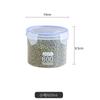 Pote Selado Transparente de Plástico de Grau Alimentício para Cozinha Garrafa de Armazenamento de Grãos Caixa de Armazenamento para Conservação de Alimentos Secos Leite em Pó Nozes