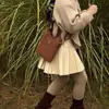Moda Estampado de Leopardo Bolso de Mano para Niñas Estilo Coreano Color Sólido Bolso Cruzado para Niños Bolso de Hombro Nuevo de Moda para Niños 2025