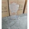 Silla Acrílica de Comercio Exterior Silla Transparente de Palacio Silla con Respaldo Mesa y Silla Sencillas Silla de Boda para Auditorio de Banquetes de Hotel
