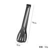 Pinza para Alimentos de Acero Inoxidable Pinza para Alimentos de Tres Líneas Pinza para Parrilla Pinza para Pan Pinza de Carbón Pinza para Bistec Utensilios de Cocina