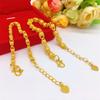 Vietnam oro arena Bolsa de hilo para mujer Pulsera de cuentas cáñamo arena pulsera de cuentas pulsera de cuentas chapada en oro decoración de moda elegante