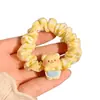 Mermelada de Mantequilla ~ Oso Lindo Anillo para el Pelo de Intestino Delgado Accesorios para el Cabello de Caucho de Alta Calidad para Mujer Adorno para la Cabeza Anillo Grande para el Pelo Cuerda para el Pelo