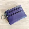 Explosiones Europeas y Americanas Billetera de Monedas de Cuero Genuino para Dama Bolso con Cremallera para Llaves de Casa Bolso Multifuncional para Tarjetas Monedas Monedas Monedas Bolso al por Mayor