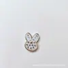 Pequeña Flor de Ciruelo Fragante Trébol de Cuatro Hojas Multidiamante Accesorios de Joyería Pasador DIY Pendientes Zapatos con Agujeros Zapatos de Manualidades Decoración de Zapatos y Calcetines