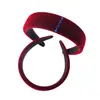 Diadema de Borgoña Estilo Francés de Corona Alta con Esponja para Lavar la Cara, Diadema de Terciopelo de Ala Ancha para Mujer, Tocado de Temperamento Vintage