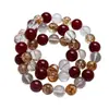[Aquele Toque de Sol] Pulseira Artesanal de Cristal Branco Natural para Mulheres, Novo Estilo Versátil, Pulseira Clareadora Atacado