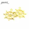 YuenZ Accesorios para joyería DIY Colgante de timón Pulsera de aleación retro Accesorios Comercio exterior Venta caliente H02