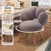 Banco de Maquiagem com Encosto Ergonômico Cadeira de Escritório Cadeira de Mesa Madeira Maciça Giratória Cadeira de Computador Quarto de Menina