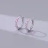 Pendientes Exquisitos de Ópalo Ins Estilo Coreano Plata de Ley 925 de Gama Alta Brazaletes de Oreja de Ópalo Fantasía Para Dormir Sin Quitarse Aro de Oreja Personalizado