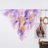 Bufanda de Seda Cuadrada Estampado de Leopardo Moda Frío Alto Tacto de Lujo Chal Protección Solar Corbata para el Cuello Bufanda Cuadrada Pequeña Pañuelo para la Cabeza Bufanda para Mujer
