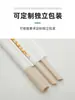 Pajita de Polvo de Fibra de Bambú PLA Desechable Empaquetada Individualmente Resistente a Altas Temperaturas Biodegradable para Bebidas Jugo de Frutas