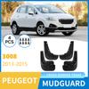 Adecuado para Peugeot 3008 2013-2015 Modificación de Guardabarros de Neumático de Coche para Comercio Exterior y Uso Transfronterizo