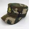 2025 Nuevo Modelo Sombrero Camuflaje Estudiante Gorra de Campo Plano Militar Entrenamiento Exterior Fabricante Venta al por Mayor Adecuado para Todas las Estaciones