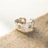 Anillo, Pendientes, Pulsera de Plata de Ley S925 Nalan, Serie Fresca y Dulce de Margaritas Joyería de Plata al por Mayor R03333