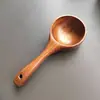 Cuchara Grande de Madera Estilo Japonés para Comer Sopa de Fideos Caracol, Gachas y Agua de Arroz en Casa