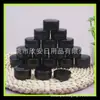 Caixa de pomada de corpo de frasco preto 10g caixa de creme para os olhos 10ml G Frasco de creme totalmente preto pomada dividida em frascos