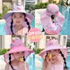 Sombrero de Protección Solar para Niños My Little Pony Pinkie Pie, Sombrero Chal con Visera Grande para Primavera y Verano, Sombrero de Sol para Bebé Niña