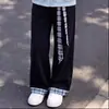 Conjunto de Dos Piezas para Niña con Sudadera a Cuadros Estilo Universitario 2026 y Pantalones Casuales Elegantes