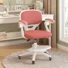 Silla de Computadora Colorida y Sencilla para Uso en Casa en Habitaciones Infantiles, Salas de Estudio, Sillas de Ocio y Estudio, Cómoda para Estar Sentado por Mucho Tiempo, Silla Giratoria Ajustable con Reposapiés