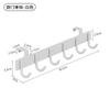 Gancho de acero inoxidable para cocina transfronterizo sin perforación Amazon puerta de gabinete de baño fila única y doble gancho fabricantes al por mayor