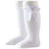 11 Colores para Elegir, Recomendados para Primavera y Verano, Calcetines de Malla para Bebé con Lazo Grande, Calcetines Hasta la Rodilla Estilo Lolita de Princesa de Media Pantorrilla