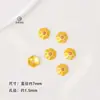 Relleno de Oro de 14K Conserva el Color Bandeja de Flores Espaciador Pétalos Huecos Pulsera DIY Accesorios de Joyería Cuentas Espaciadoras Flor de Cuentas Material para Sombrero