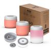 280/350ml Fiambrera Térmica de Doble Pared Frasco para Alimentos Japonés 500ml Olla Pequeña para Estofado Color Degradado