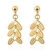 Aretes de Botón Aretes Cortos Pequeños Aretes de Hoja Temperamento de Mujer Corea del Sur Personalidad Combinación Total Aretes Simples Aretes de Botón