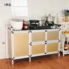 Gabinetes Simples Alacenas Multifuncionales Estufa de Cocina Metal Gabinetes de Almacenamiento Aleación de Aluminio Gabinetes de Cocina para el Hogar Productos Nuevos