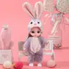 Caixa de presente com traje de princesa para boneca de 17cm, roupas para instituições de treinamento de crianças e meninas, podem ser trocadas, atacado
