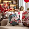 Serviço de Dropshipping para a Festa do 26º Ano Novo Chinês e o Auspicioso Ano do Cavalo Série Almofadas Vermelhas Atacado