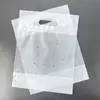 Saco plástico com zíper de PE personalizado, saco de embalagem transparente, saco transparente com cordão para roupas íntimas de bebê e crianças, saco para embalagem de roupas íntimas