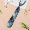 Corbata pequeña JK para mujer, estilo universitario, a cuadros, uniforme japonés holgado para hombres y mujeres, estudiantes, camisa, corbatas cortas de moda
