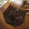 Calcinhas Sexy de Renda Francesa para Mulheres, Moda Puro Desejo, Finas e Confortáveis, Amigáveis à Pele, Que Moldam o Quadril, Cintura Média, Tanga de Cetim para Mulheres