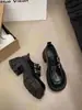 Sapatos Mocassins Estilo Britânico Femininos Outono Novo Salto Grosso Plataforma Retro Moda Mary Janes Pequenos Sapatos de Couro