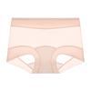 Cuecas Refrescantes de Cintura Média para Meninas, Calcinha Máscara com Sensação de Nudez, Antibacteriana, Respirável, Roupa Íntima Feminina de Seda Gelo Sem Costura