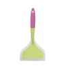 Espátula de silicona Leyton, sartén antiadherente, en stock, espátula de silicona de grado alimenticio, mango transparente, espátula resistente a altas temperaturas, espátula ancha al por mayor
