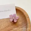 Mini Pinza de Garra Pequeña de Aleación con Flor de Verano Nueva Pétalo Pinza para el Cabello de Mujer Pinza para Flequillo Pinza Lateral para Cabello Rebelde Accesorios para el Cabello Mujer