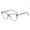 Tr8279Tr Ojo de Gato Montura Grande Espejo Plano Adelgazante para la Cara Gadget Práctico Sin Maquillaje Más Fácil de Combinar Libro Rojo Pequeño Mismo Estilo Montura de Gafas Se Puede Combinar con Gafas