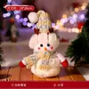 Muñeca de regalo de Navidad juguete de peluche hecho a mano muñeca Nochebuena regalo pequeño para niños recuerdo decoración de escena decoración