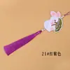 Pingente Borla Coelho de Jade Bordado Novo Estilo Nacional Chinês Estilo Antigo Ornamento de Lapela Hanfu Qipao Pingente de Bolsa Souvenir