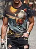 Camiseta de Navidad Camiseta de Papá Noel con Trineo 3D Atuendo Casual para Fiesta Navideña Camiseta para Niños Camisa para Hombres Camiseta de Bicho para Mujeres